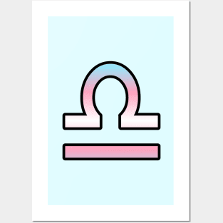 Libra Trans Pride Symbol Posters and Art